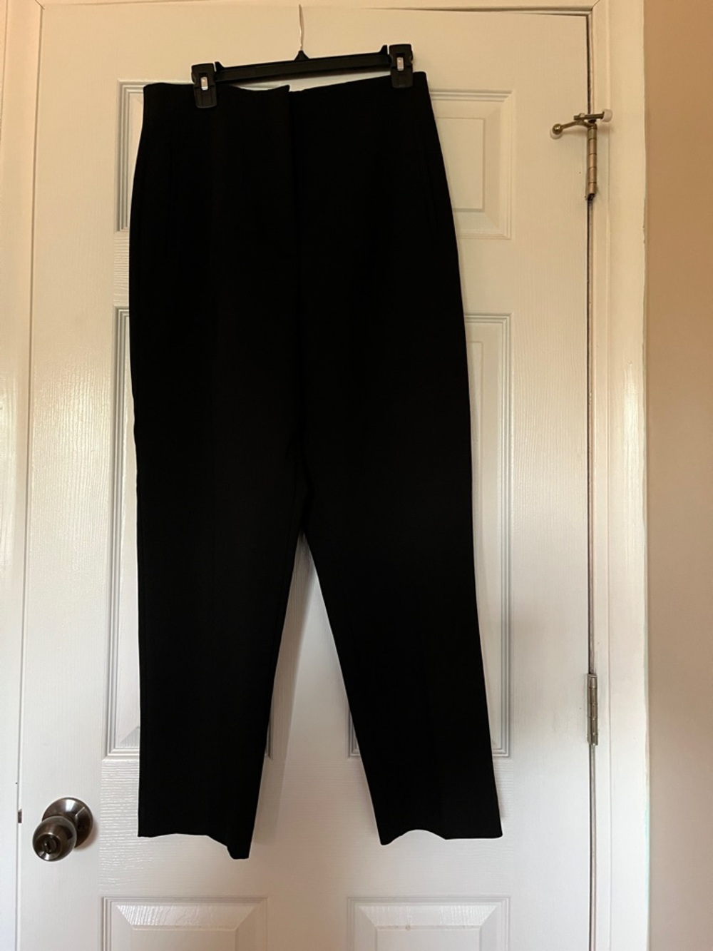 Zara Black Pleated High-Waisted Trousers